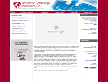 Tablet Screenshot of leachmancardiology.com